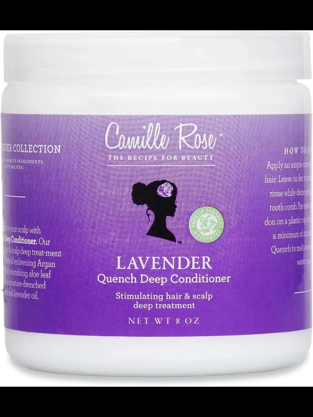 (1)Camille Rose Lavender Quench Deep Conditioner